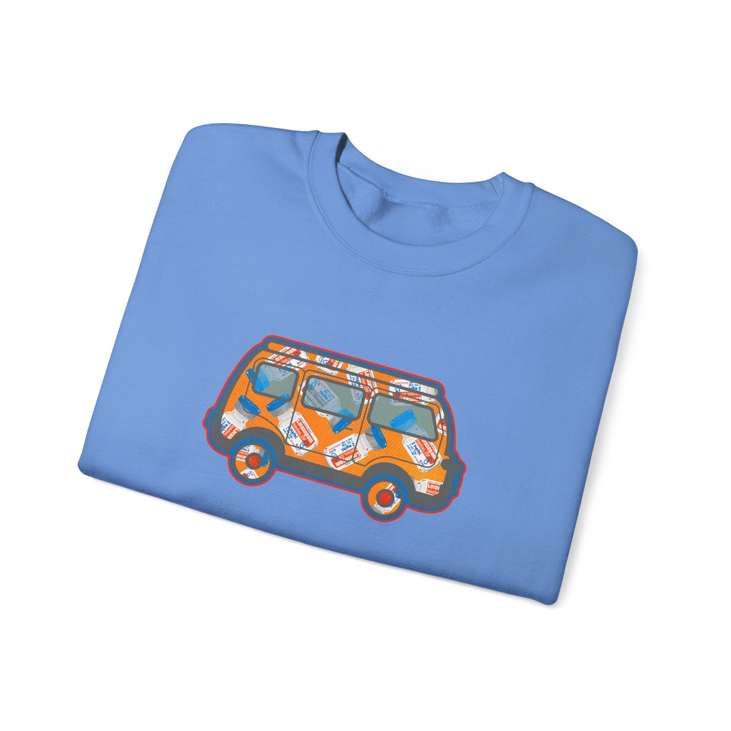 Hop on board with the "Get On The Van, The Ativan" sweatshirt! Great gift apparel for ICU, ER, Psych Nurses, Medical Techs
