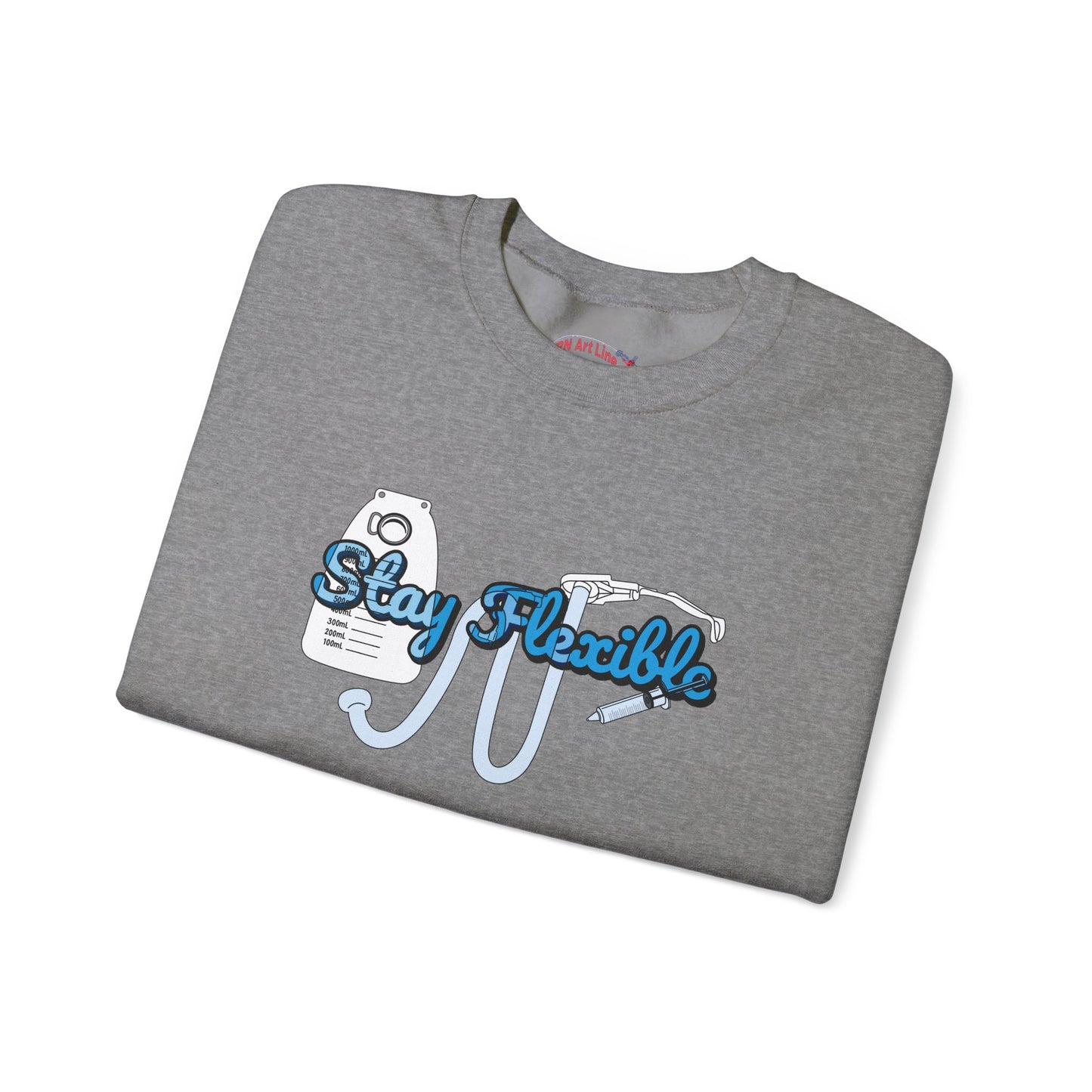 Stay Flexible Sweatshirt, Funny Nurse Humor, Flex-Seal Fecal Management, ICU, ER, Critical Care, RN Gift, Medical Gag Apparel