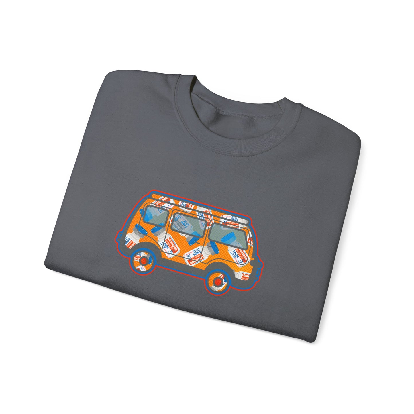 Hop on board with the "Get On The Van, The Ativan" sweatshirt! Great gift apparel for ICU, ER, Psych Nurses, Medical Techs
