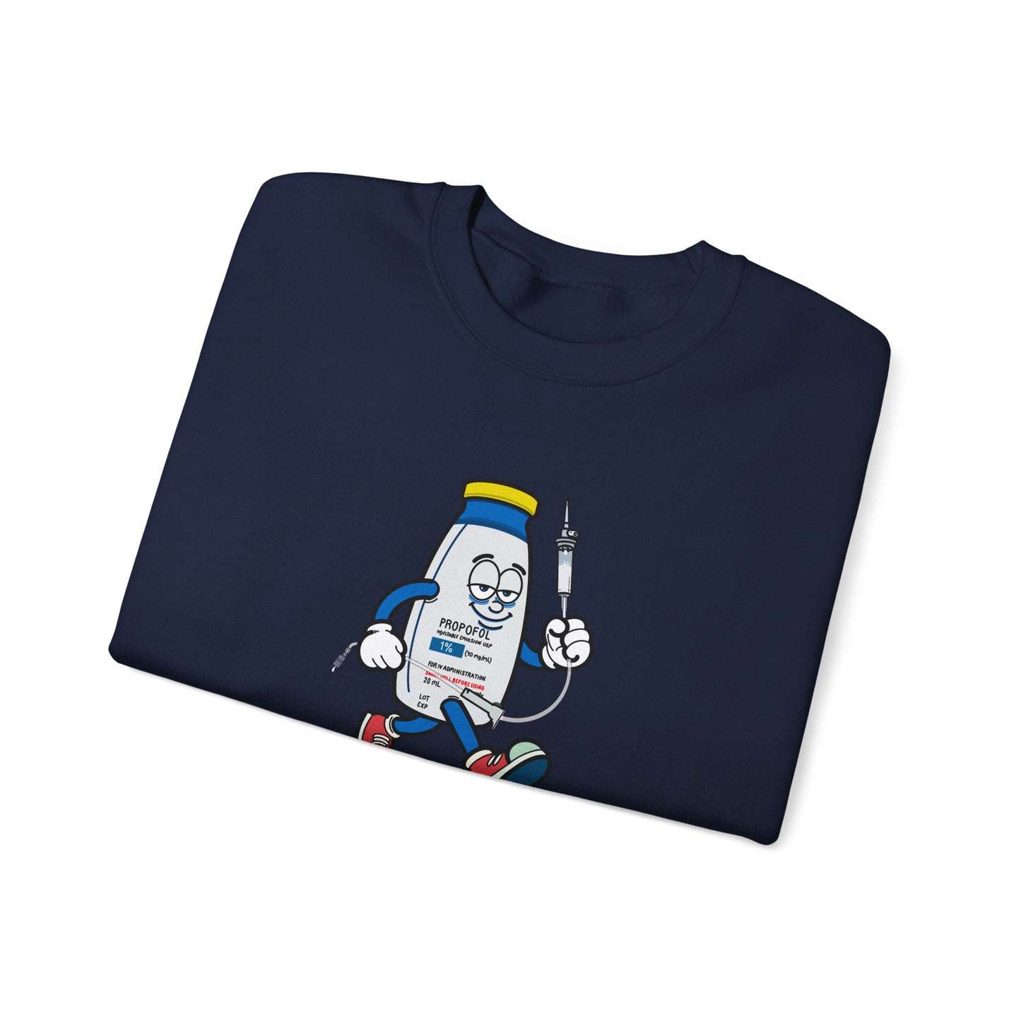 Propofol Pete Sweatshirt , Funny Nurse and Anesthesia Humor Apparel, Great Gift For Nurses, CRNAs, Anesthesiologists, Doctors
