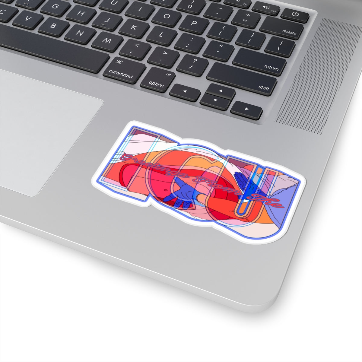 Greetings From The ICU Sticker