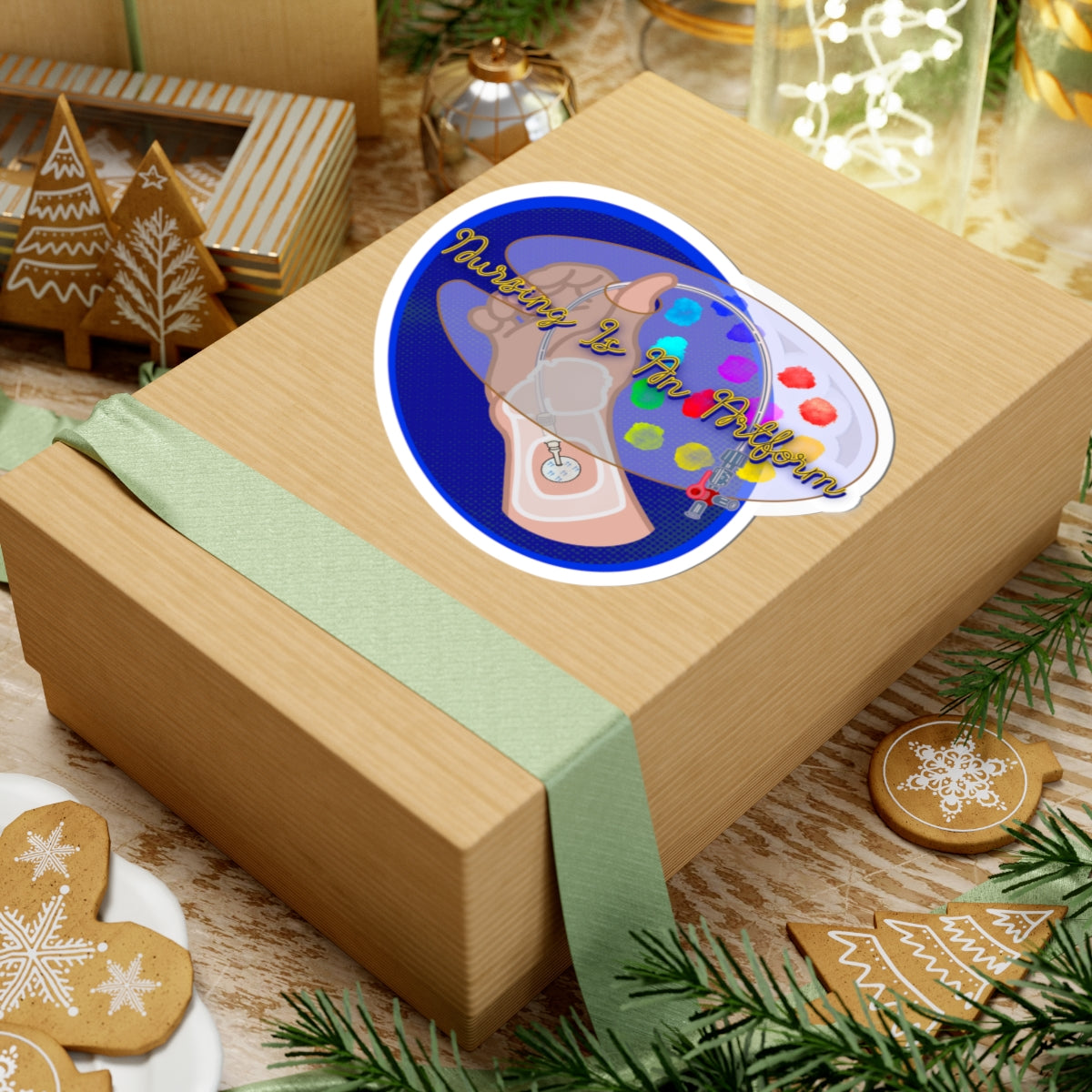 Nursing Is An Art-form Sticker