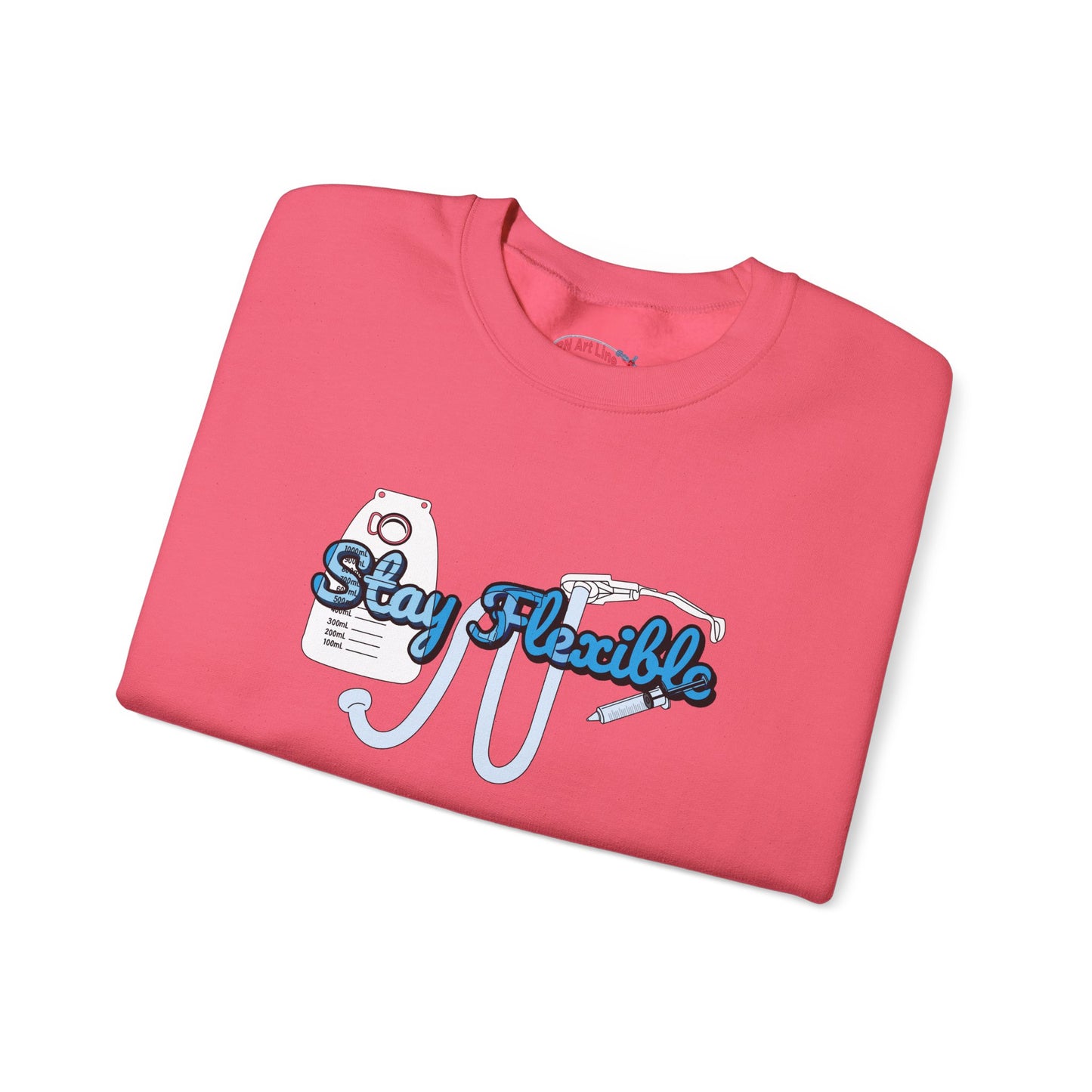 Stay Flexible Sweatshirt, Funny Nurse Humor, Flex-Seal Fecal Management, ICU, ER, Critical Care, RN Gift, Medical Gag Apparel