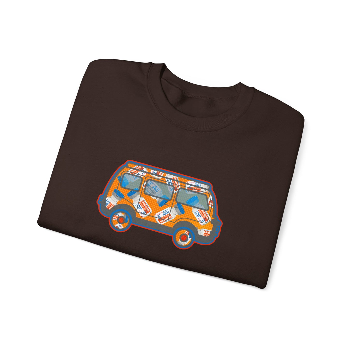 Hop on board with the "Get On The Van, The Ativan" sweatshirt! Great gift apparel for ICU, ER, Psych Nurses, Medical Techs