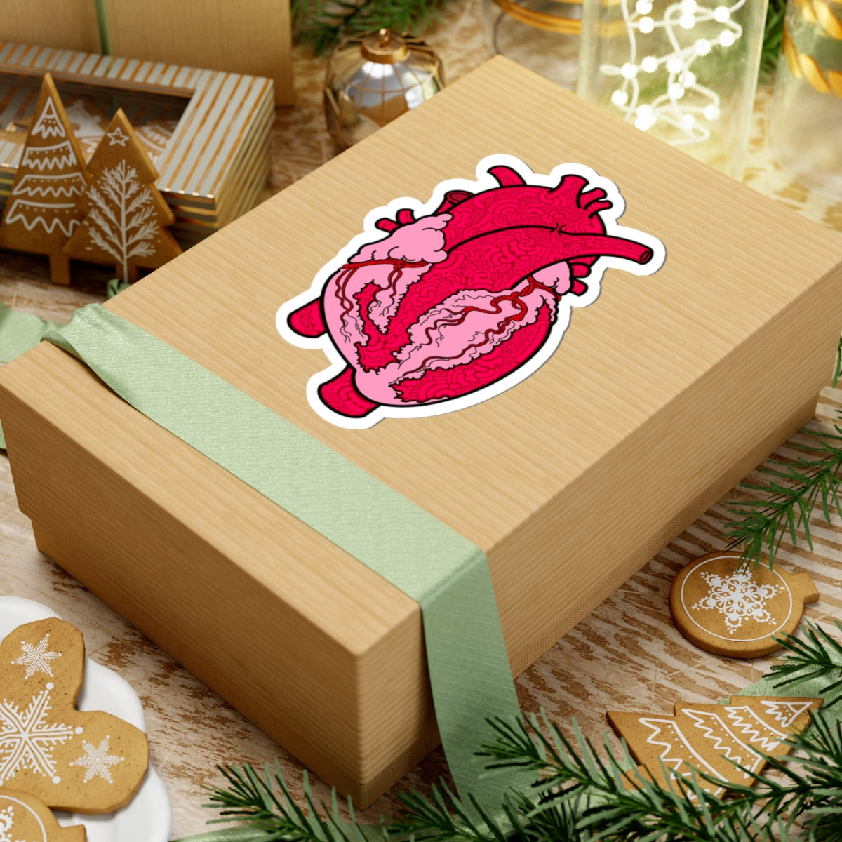 Anatomical Heart Sticker - Perfect for Medical/Nursing Enthusiasts and Art Lovers