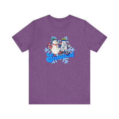 Snowed T-Shirt, Funny Propofol Nurse Shirt, ICU & Anesthesia Humor, Sedation Snowman, CRNA, Critical Care, Medical Gift, RN Tee