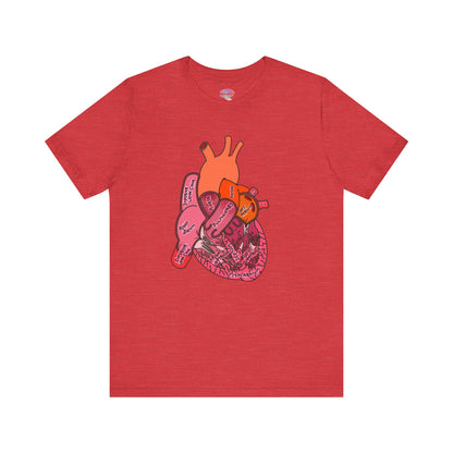Anatomical Heart Label Diagram Shirt