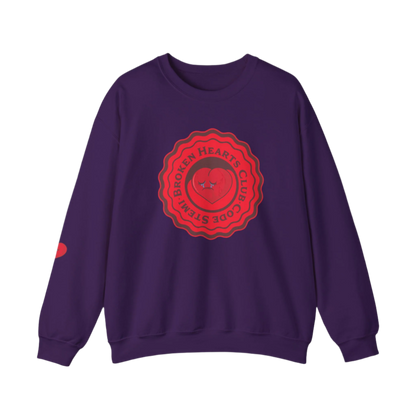 Broken Hearts Club Sweatshirt, Code STEMI, Cath Lab, Cardiology Nurse, ICU & ER Humor, Medical Heart Design with Sleeve Art