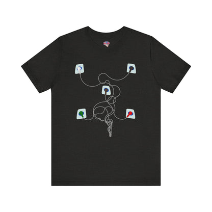 EKG Dots and Leads Tele Shirt