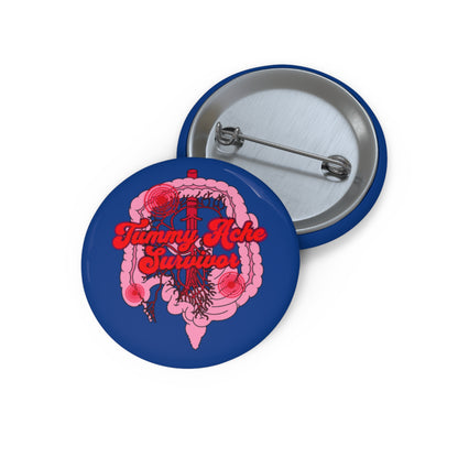 Tummy Ache Survivor Button, Funny Nurse Pin for Resilient Humor, Custom Nursing Button Pin, Great Gift, Accessory for Nurses