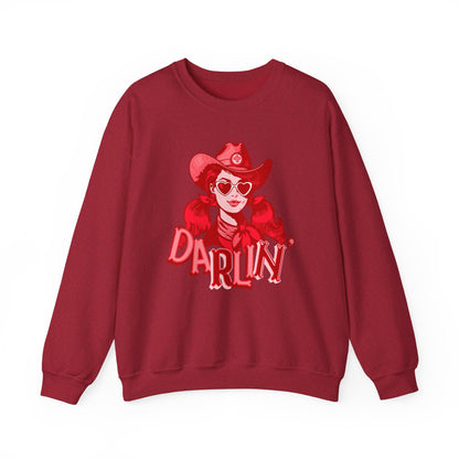 Darlin RN Sweatshirt , Cowgirl Nurse Style with a Heart,  Western Cowgirl Nurse Style, Funny RN Gift,  Apparel for Healthcare Professionals