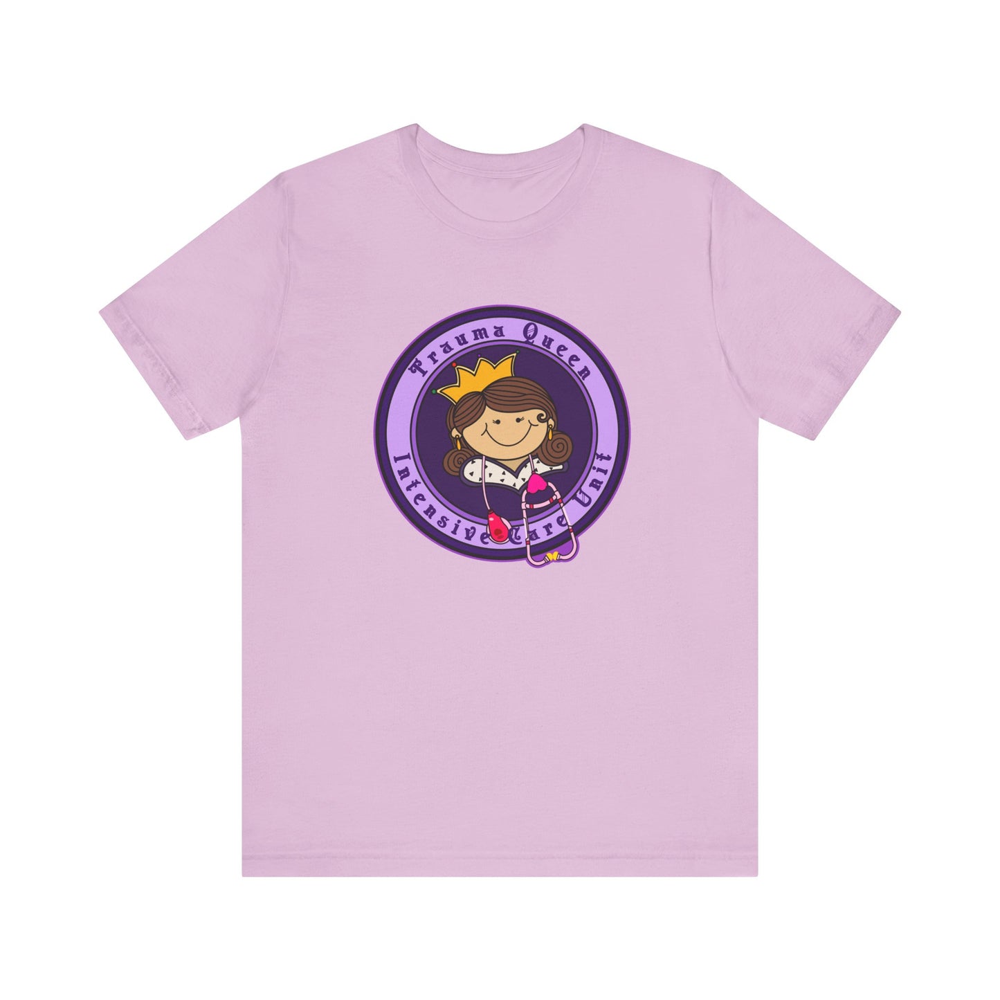 Trauma Queen, Intensive Care Unit T-Shirt, Funny ICU Nurse, ER, Critical Care, Medical Humor, RN Gift, Healthcare Worker Tee