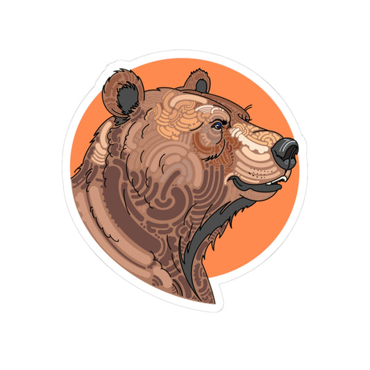 Brown Bear Sticker