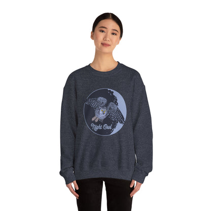 Night Owl Sweatshirt, Unisex Crewneck Sweater,  Gift for Night Owl Nurse, Nightshift worker