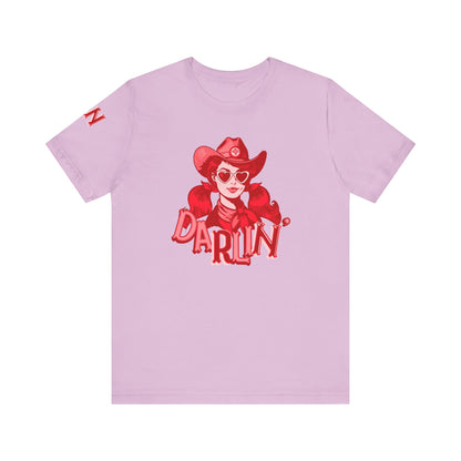 DaRliN Nurse T-Shirt, Cowgirl RN, Western Nurse, Cute Nursing Shirt, Heart Sunglasses, Funny RN Tee, Medical Plus Sign, ICU,  Med-Surg