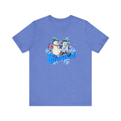 Snowed T-Shirt, Funny Propofol Nurse Shirt, ICU & Anesthesia Humor, Sedation Snowman, CRNA, Critical Care, Medical Gift, RN Tee