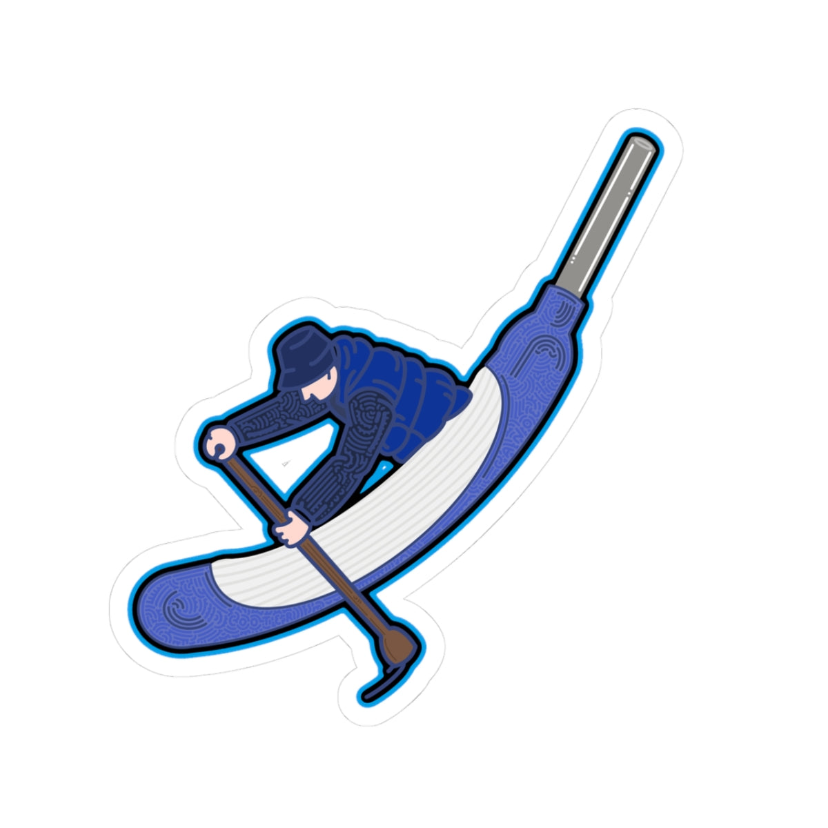 Cooter Canoe Sticker