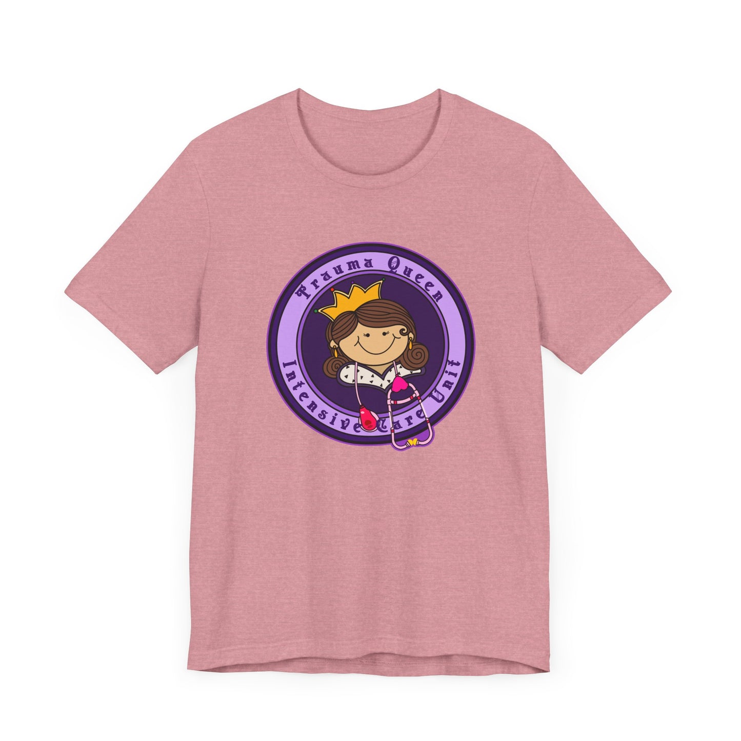 Trauma Queen, Intensive Care Unit T-Shirt, Funny ICU Nurse, ER, Critical Care, Medical Humor, RN Gift, Healthcare Worker Tee