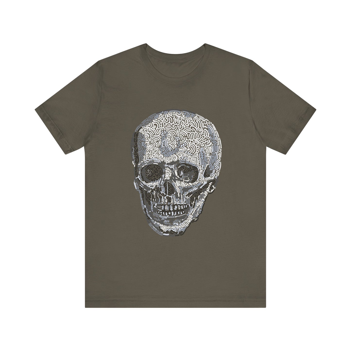 Skull T-Shirt - Bold Anatomical Skull Design for Edgy Style