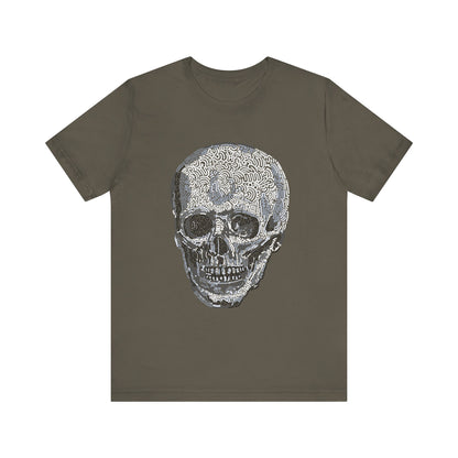 Skull T-Shirt - Bold Anatomical Skull Design for Edgy Style