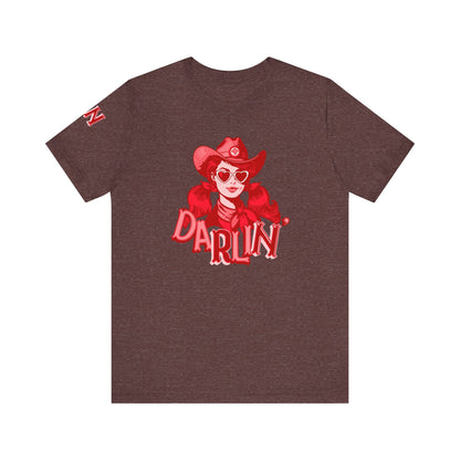 DaRliN Nurse T-Shirt, Cowgirl RN, Western Nurse, Cute Nursing Shirt, Heart Sunglasses, Funny RN Tee, Medical Plus Sign, ICU,  Med-Surg