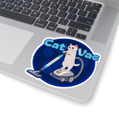 Cat Vac Sticker, Funny PureWick Sticker