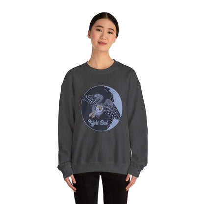 Night Owl Sweatshirt, Unisex Crewneck Sweater,  Gift for Night Owl Nurse, Nightshift worker