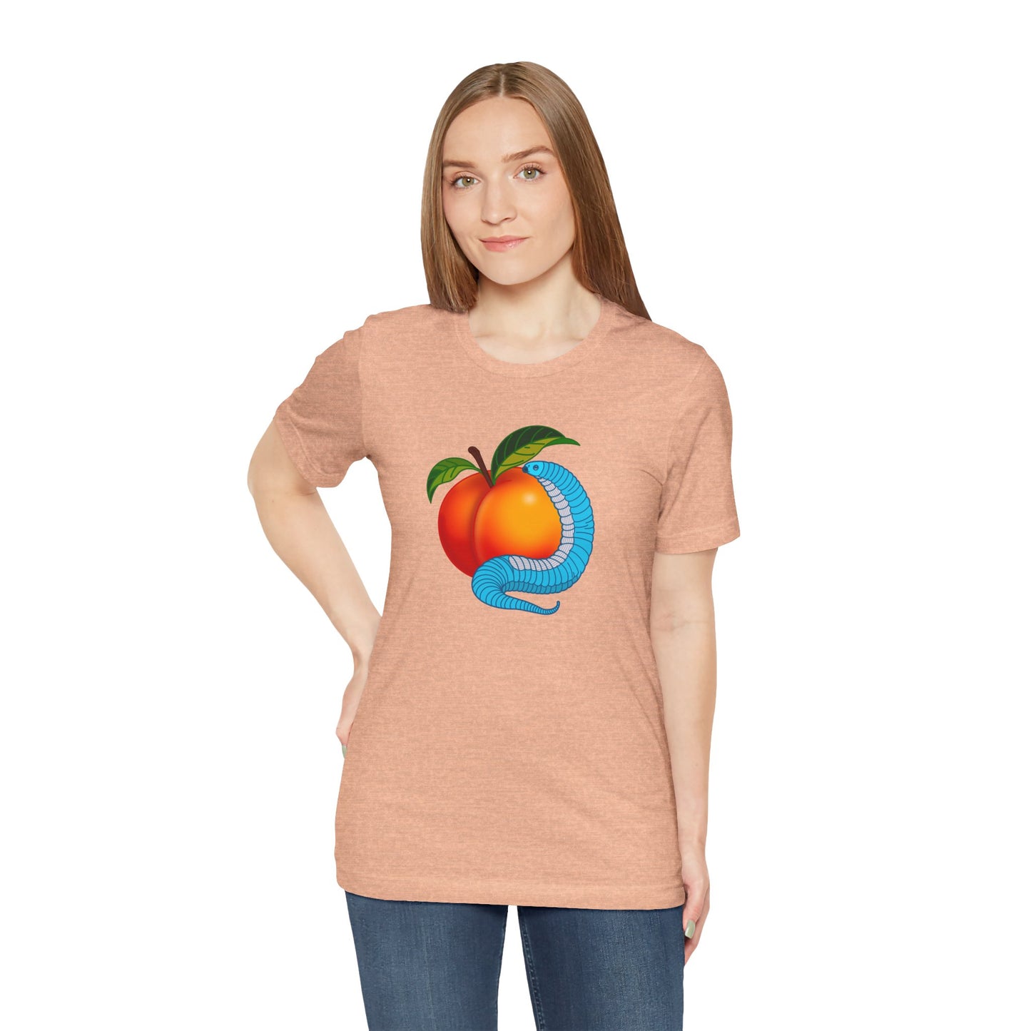 Peach Leech - External Catheter T-Shirt