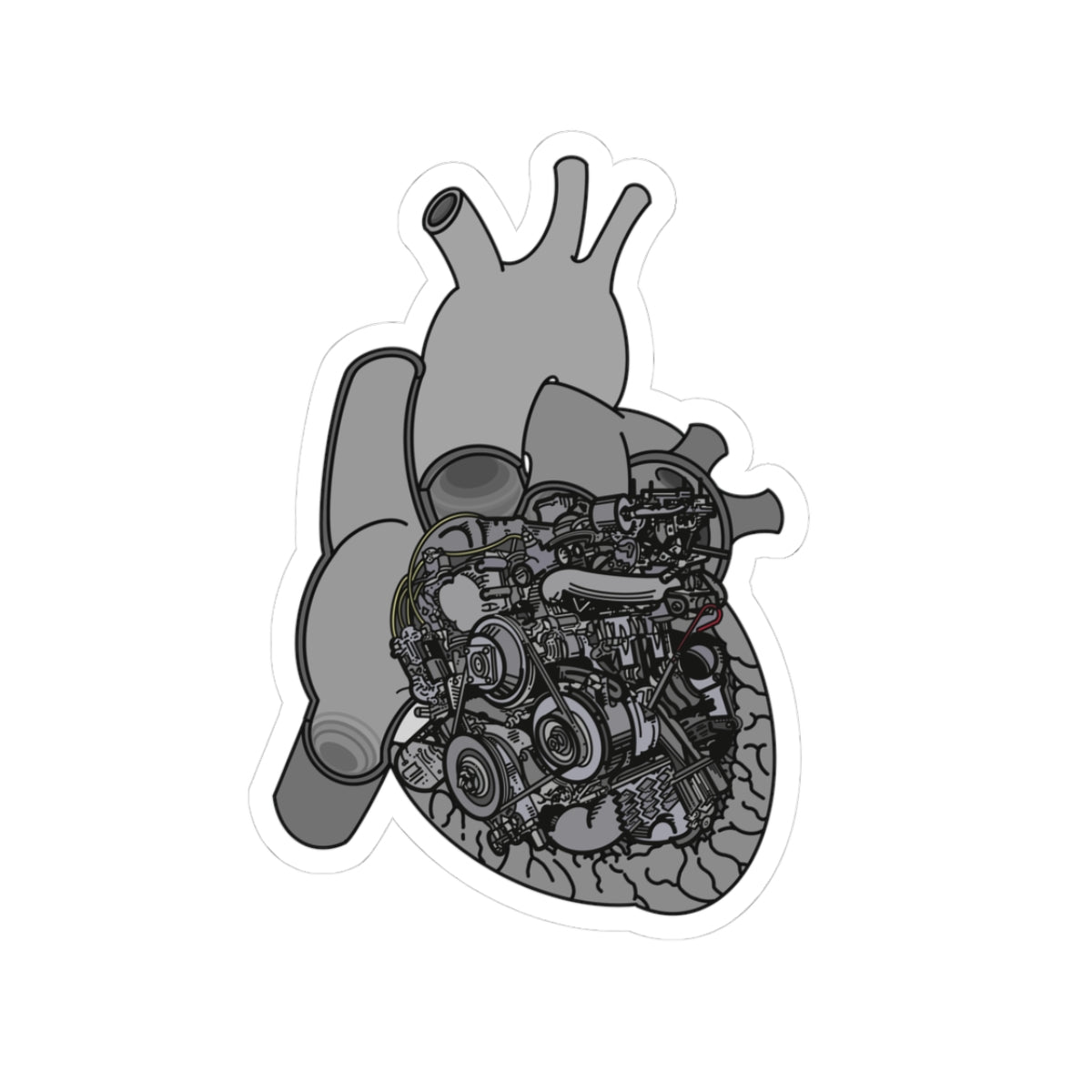Valves and Ventricles Sticker