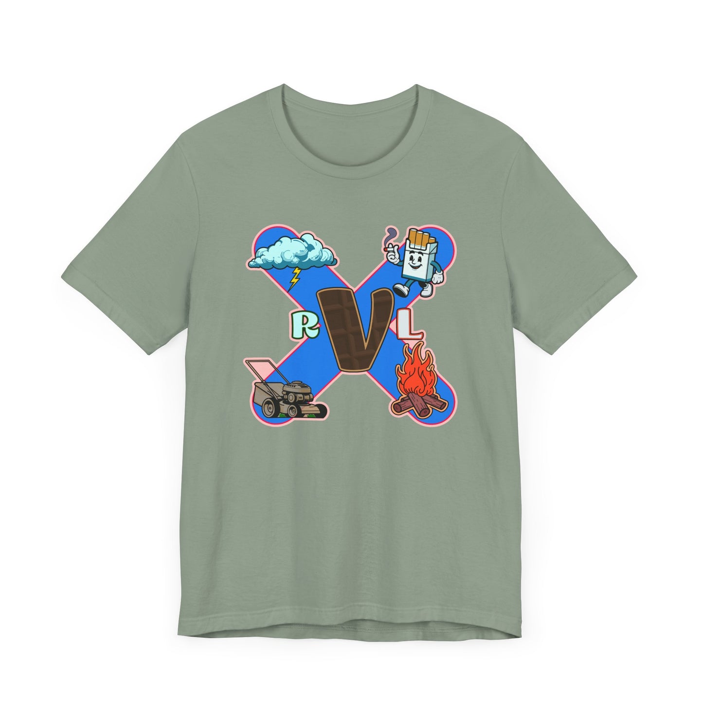 Smoke Over Fire, Clouds Over Grass T-Shirt Funny EKG Placement Guide, Cardiac Nurse, Paramedic, EMT, ECG, Medical Humor, Nurse Gift