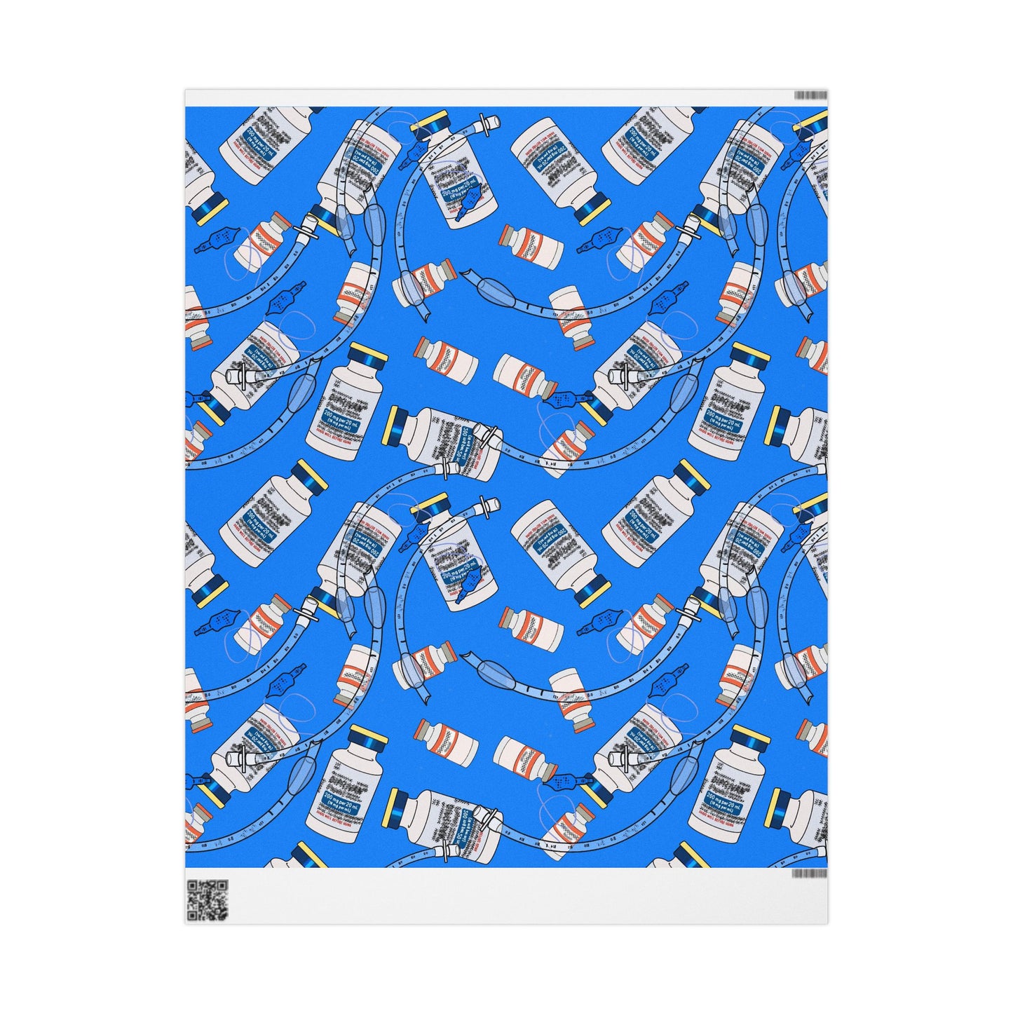 Silent Night In The ICU Wrapping Paper