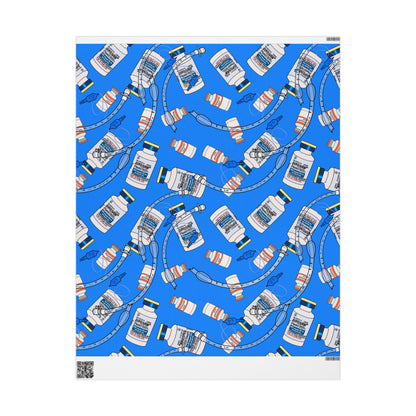 Silent Night In The ICU Wrapping Paper