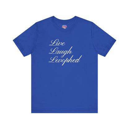 Live Laugh Levophed T-Shirt, Funny ICU Nurse Shirt, Critical Care Humor, RN, ER, Nursing Gift, Cardiac & Shock Treatment Tee