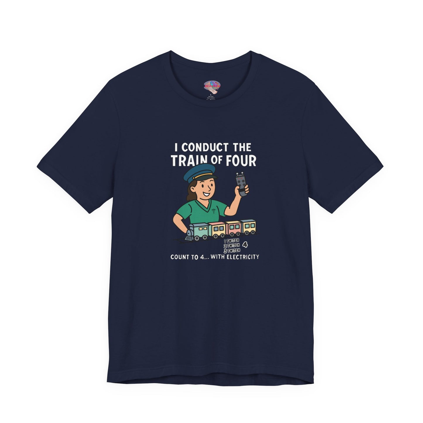 I’m the Conductor of the Train of Four – Girl Conductor Train Shirt