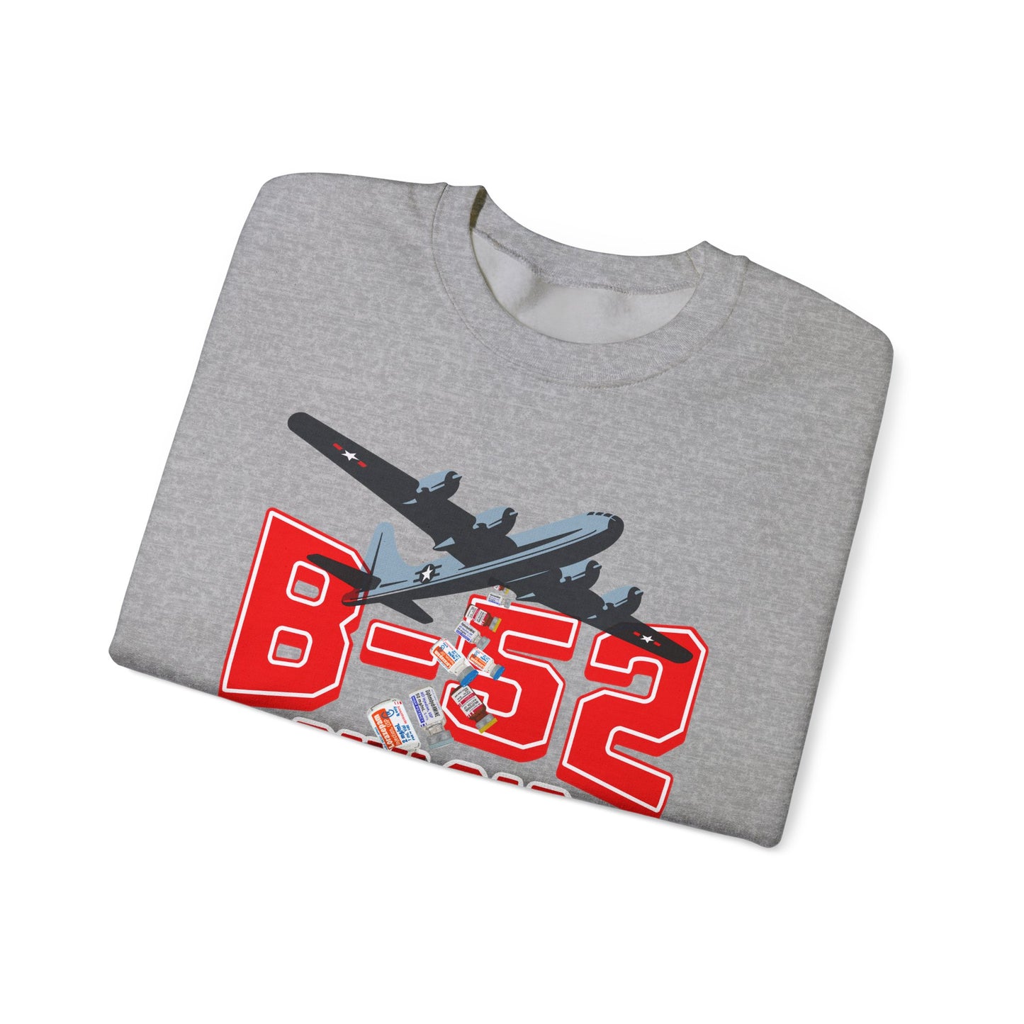 B-52 Payload of Peace Sweatshirt, Military Aircraft Jumper, Air Force Pullover, Warplane Graphic Crewneck, Aviation Lover Gift
