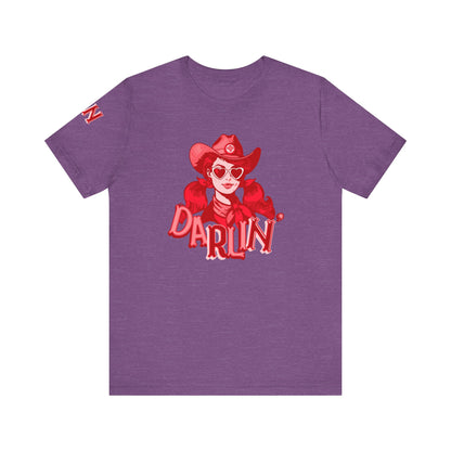 DaRliN Nurse T-Shirt, Cowgirl RN, Western Nurse, Cute Nursing Shirt, Heart Sunglasses, Funny RN Tee, Medical Plus Sign, ICU,  Med-Surg