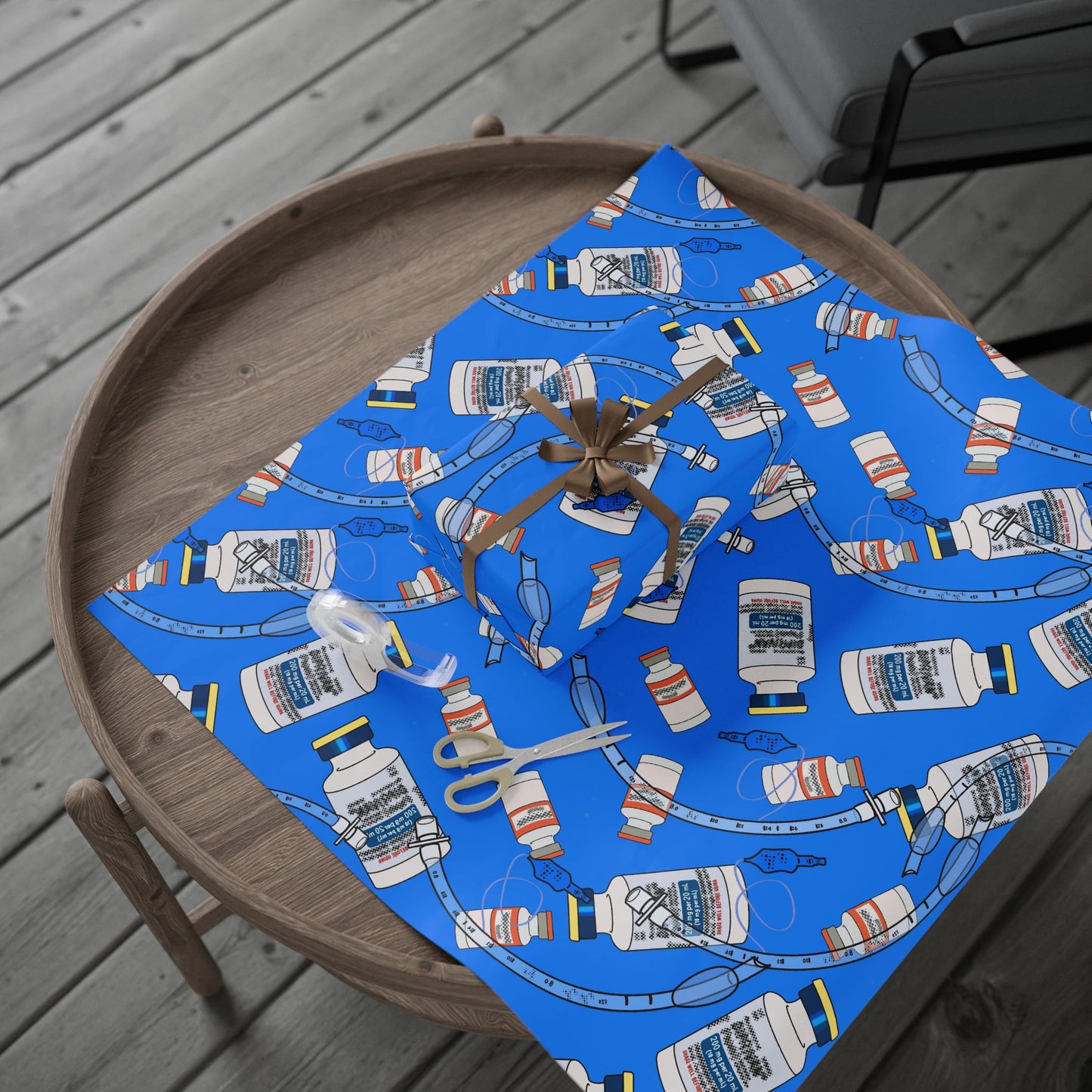 Silent Night In The ICU Wrapping Paper