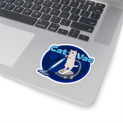 Cat Vac Sticker, Funny PureWick Sticker