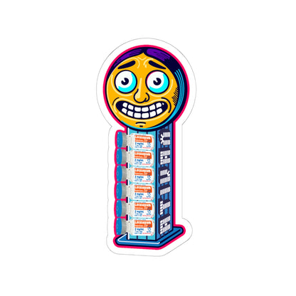 Chill Dispenser Sticker, Ativan Vial Humor