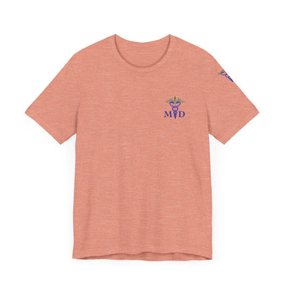MD Caduceus, Medical Doctor Symbol T-Shirt with Medical Caduceus Design for Proud Doctors, MDs, and Medical Students
