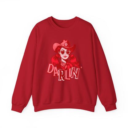 Darlin RN Sweatshirt , Cowgirl Nurse Style with a Heart,  Western Cowgirl Nurse Style, Funny RN Gift,  Apparel for Healthcare Professionals