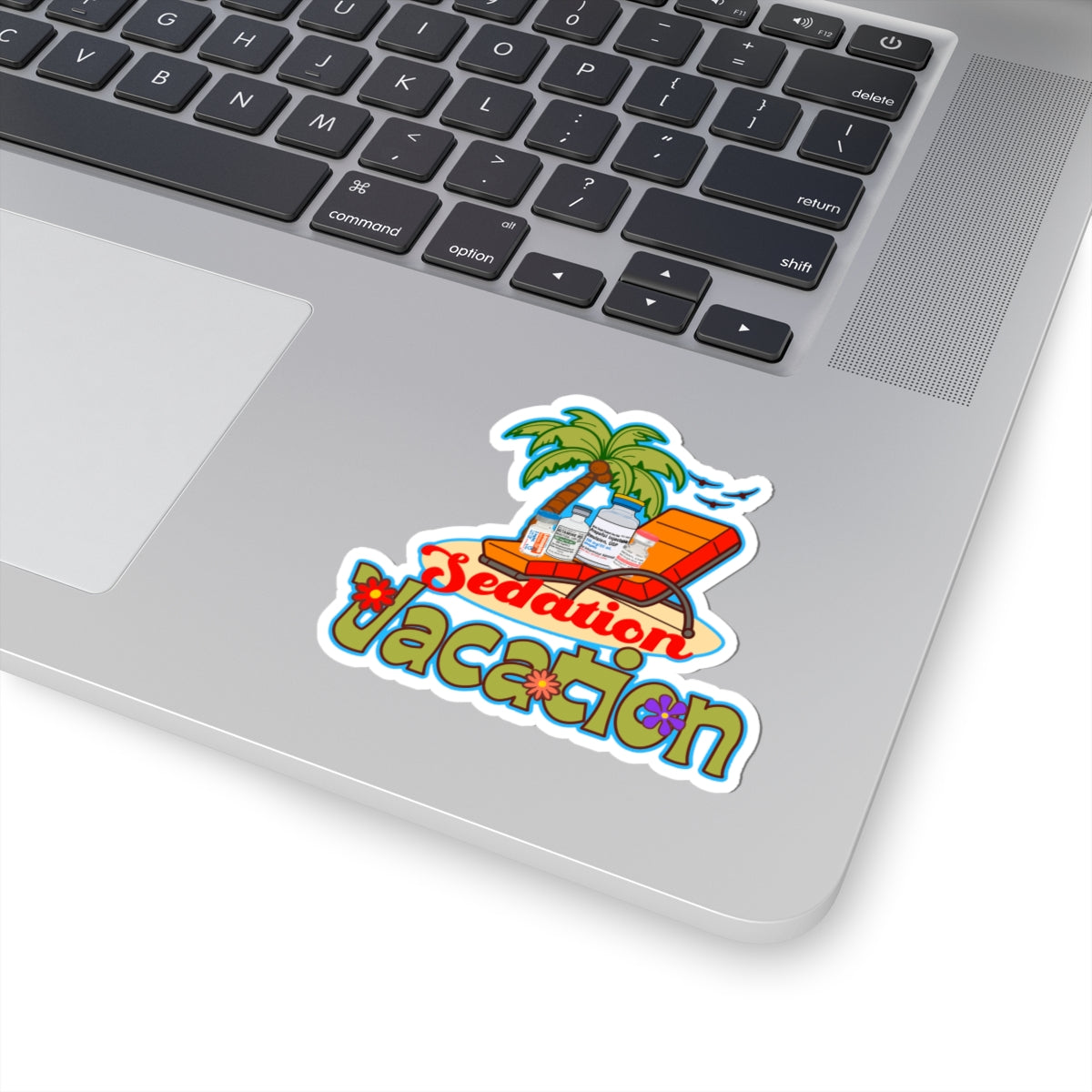 Sedation Vacation Sticker - Daily Wakey Wakey Decal