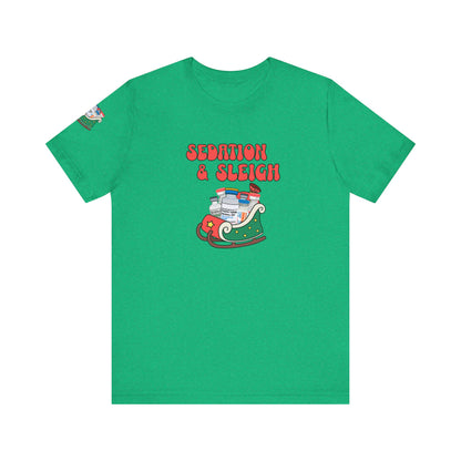 Sedation & Sleigh T-Shirt, Funny Nurse Christmas Shirt, ICU RN Holiday Tee, Propofol, Ativan, Ketamine, Fentanyl, Medical Humor Gift