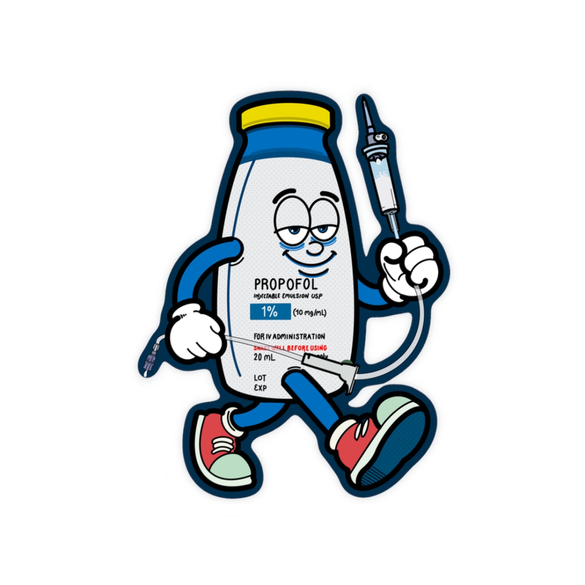 Propofol Pete Sticker