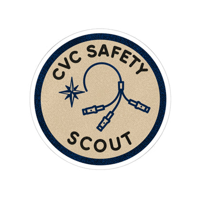CVC Central Venous Catheter Safety Scout Badge (Sticker)