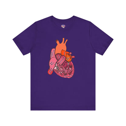 Anatomical Heart Label Diagram Shirt