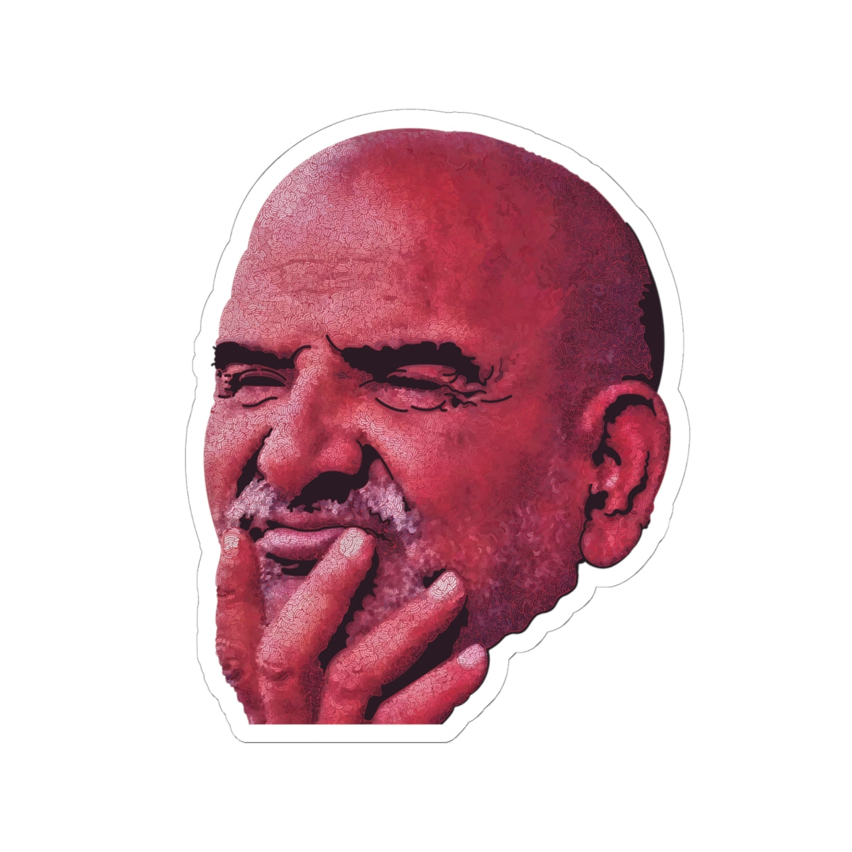 Maharajji (Neem Karoli Baba) Portrait Sticker - Spiritual Teacher and Guru