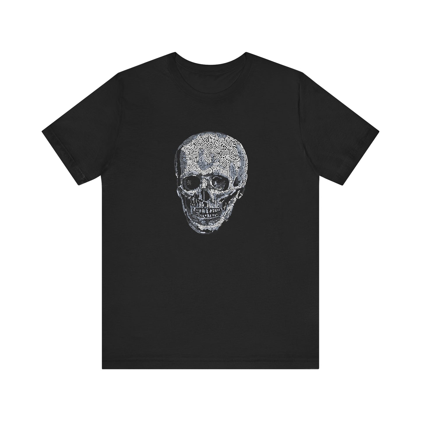 Skull T-Shirt - Bold Anatomical Skull Design for Edgy Style