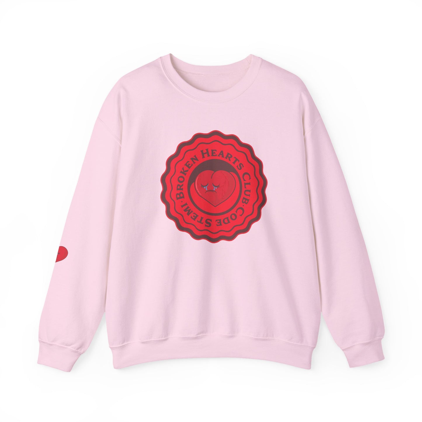 Broken Hearts Club Sweatshirt, Code STEMI, Cath Lab, Cardiology Nurse, ICU & ER Humor, Medical Heart Design with Sleeve Art