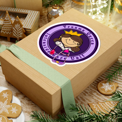 Trauma Queen TICU Nurse Sticker